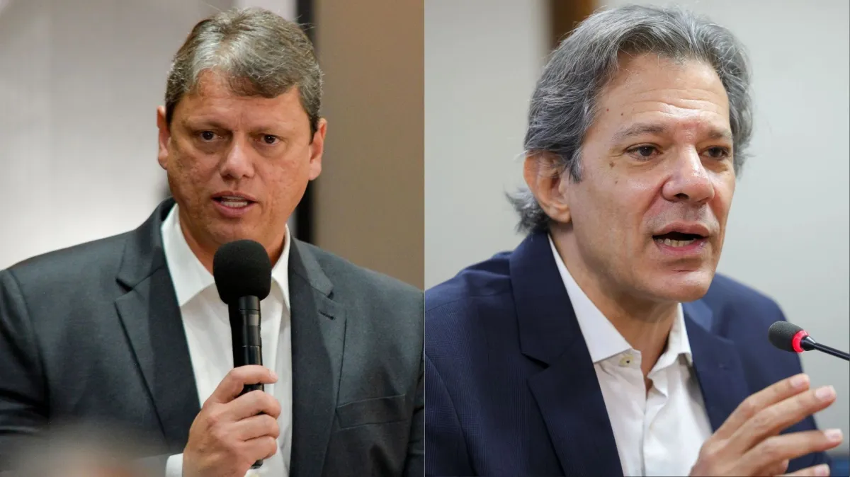 TRE-SP concede direito de resposta a Tarcísio de Freitas após vídeo de Fernando Haddad sobre Banco Master